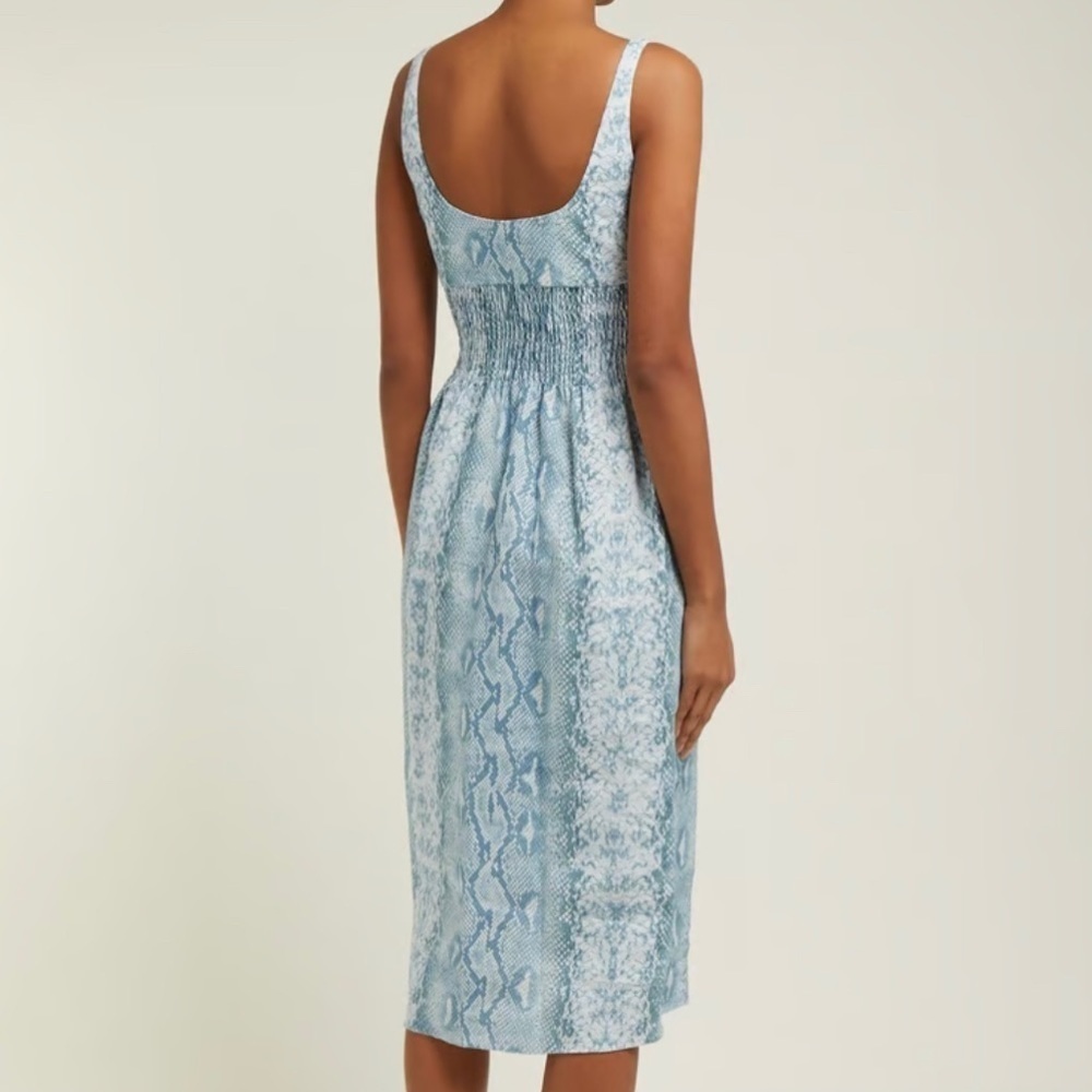 Emilia Wickstead Size US 2 • Blue Python Print Li… - image 2